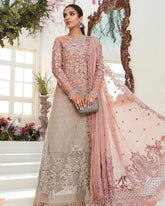 Maria B Tie N Die Net 3 Piece Suit